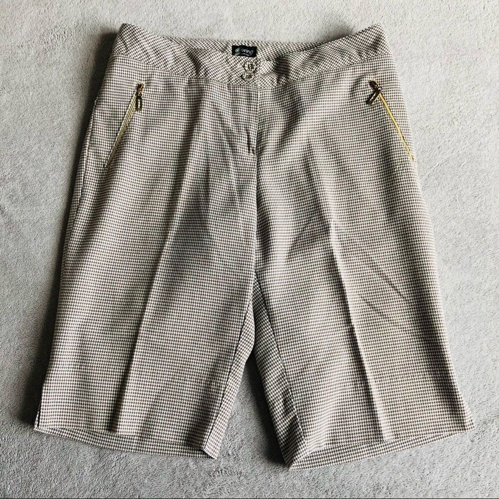 Swing Golf and Casual Checked Bermuda Shorts
